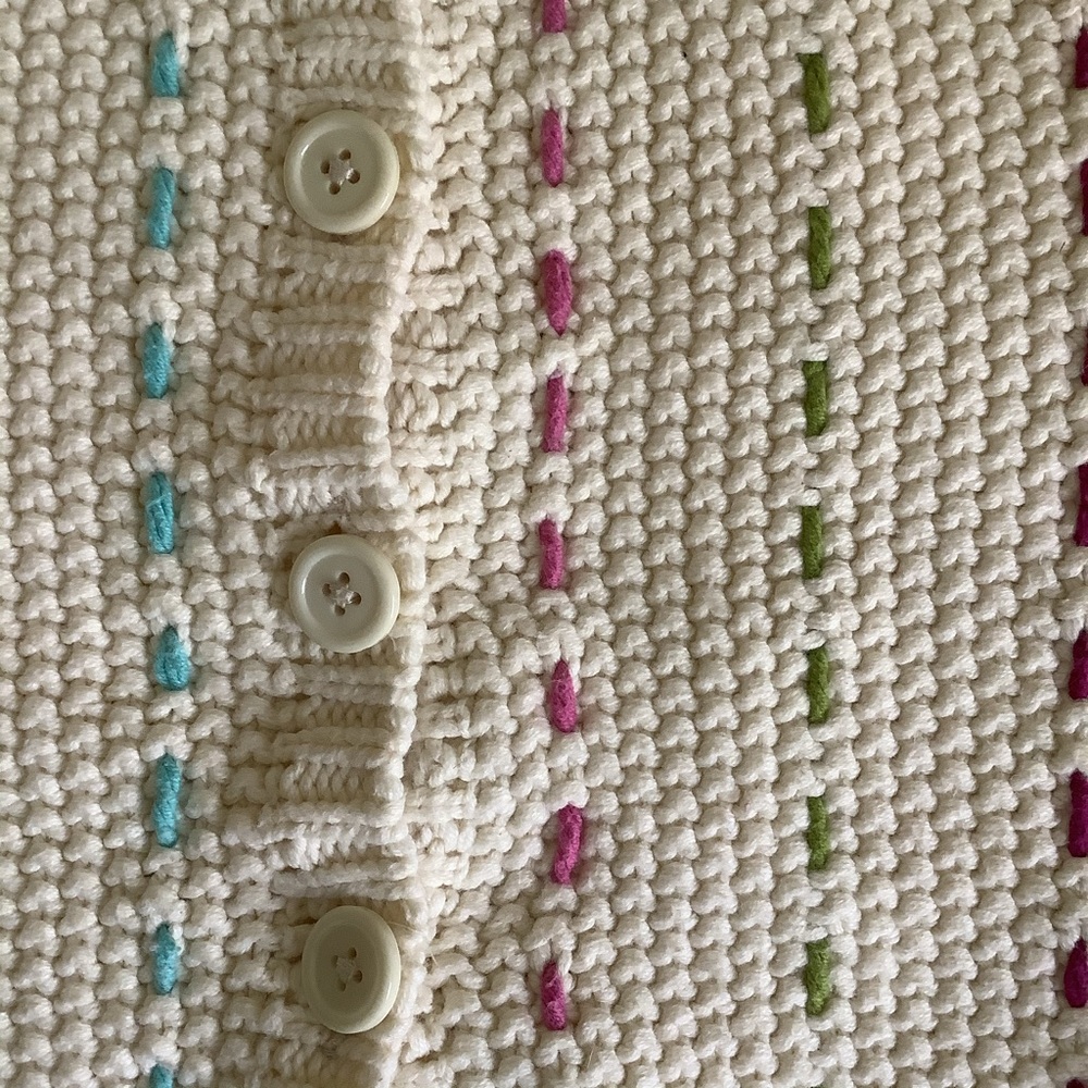 Cream Knit Sweater (Youth 12) - Picture 5 of 13
